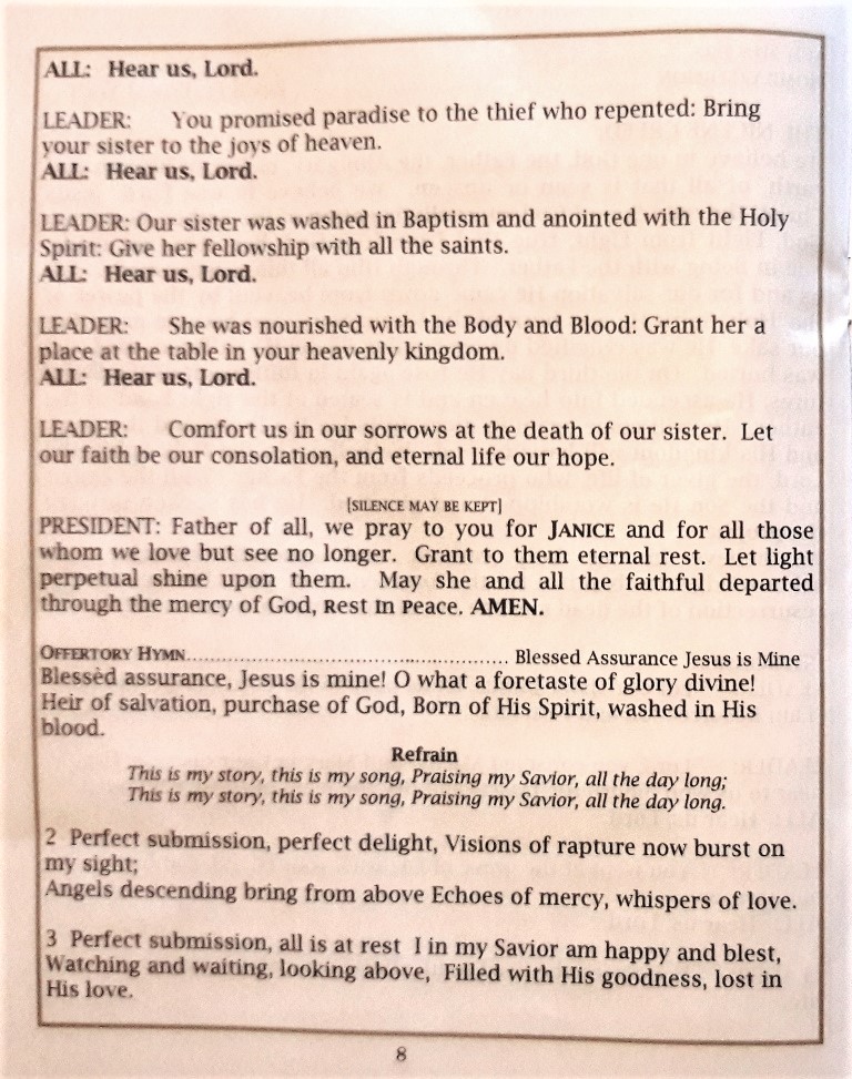 Janice Kessinger Memorial Service Page 08