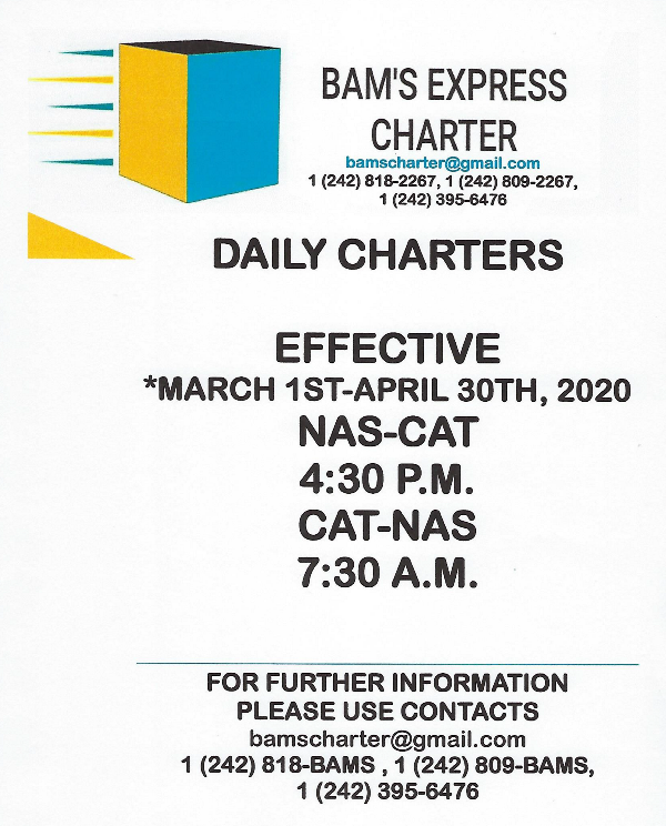 Charter Schedule